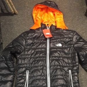 The North Face black and orange women’s coat